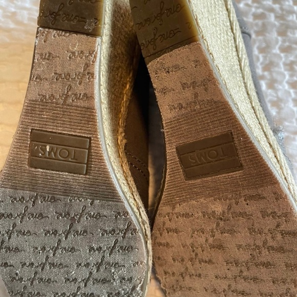 TOMS Michelle Wedge shoes 5.5M - Picture 5 of 5
